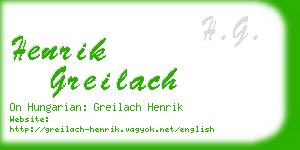 henrik greilach business card
